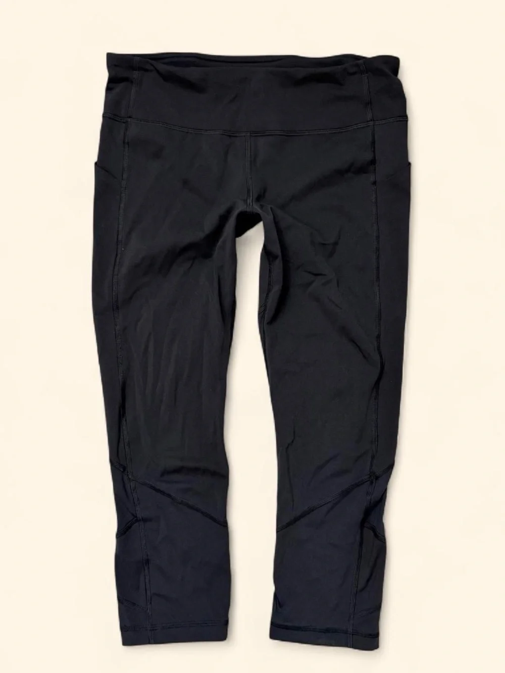 lululemon athletica Black Capri Leggings